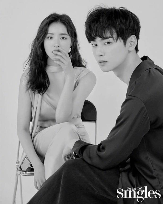Cha Eun Woo & Shin Se Kyung @ Singles Korea July 2019