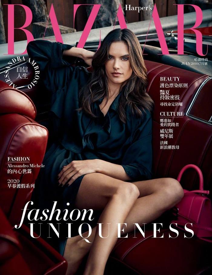 Alessandra Ambrosio @ Harper's Bazaar Taiwan July 2019
