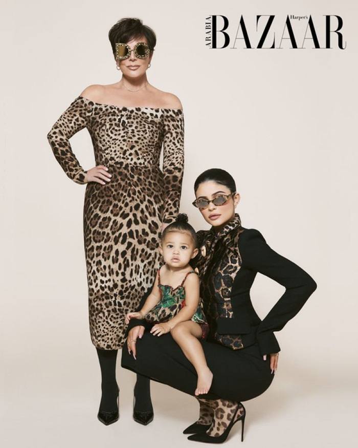 Kris Jenner & Kylie Jenner @ Harper&rsquo;s Bazaar Arabia July 2019