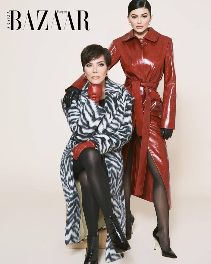 Kris Jenner & Kylie Jenner @ Harper&rsquo;s Bazaar Arabia July 2019