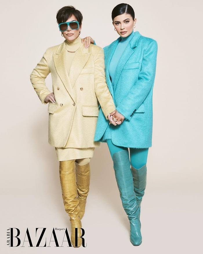 Kris Jenner & Kylie Jenner @ Harper&rsquo;s Bazaar Arabia July 2019