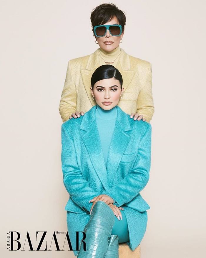 Kris Jenner & Kylie Jenner @ Harper&rsquo;s Bazaar Arabia July 2019
