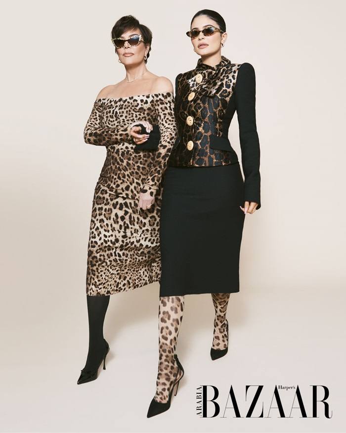 Kris Jenner & Kylie Jenner @ Harper&rsquo;s Bazaar Arabia July 2019