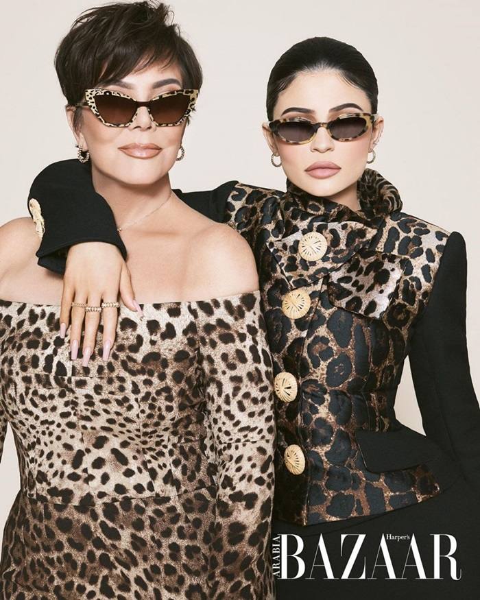 Kris Jenner & Kylie Jenner @ Harper&rsquo;s Bazaar Arabia July 2019