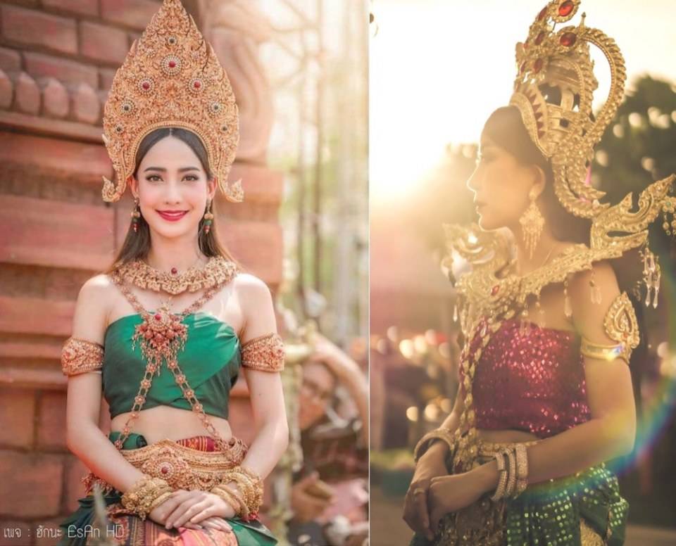 สวยหวานโบราณคดี แต้ว ณฐพร & หนึ่ง บางปู ฝีมือการร่ายรำเก่งทั้งคู่ กินกันไม่ลง #ปรบมือเลยจ้า