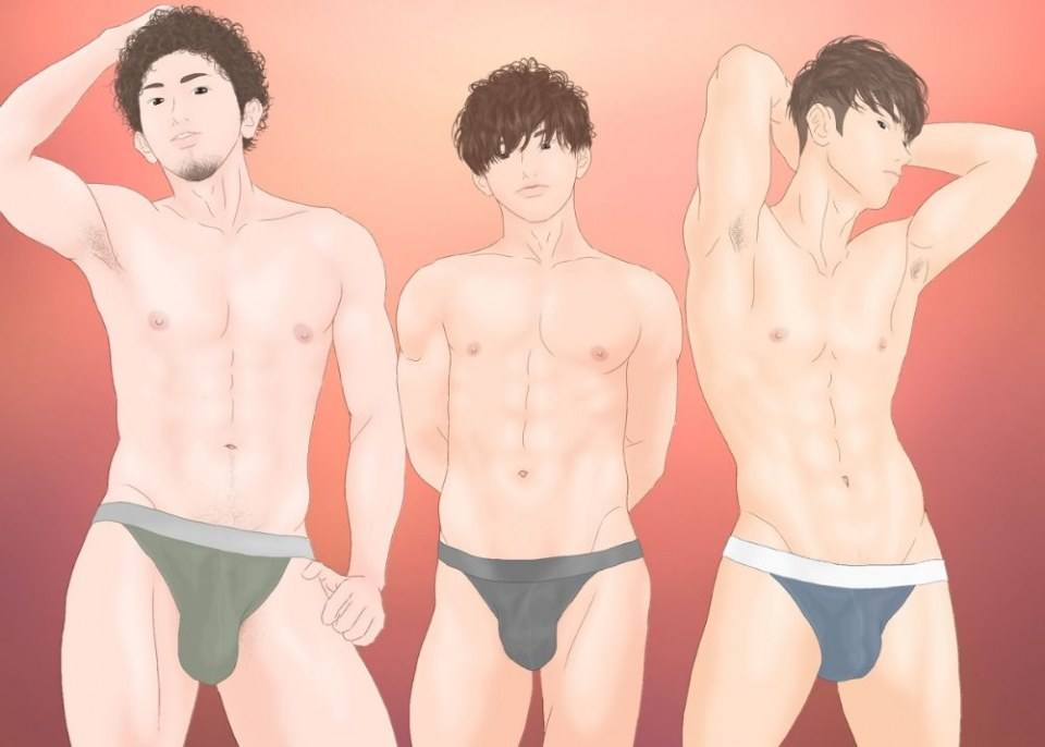 การ์ตูนหล่อ ถอดโชว์ ๗