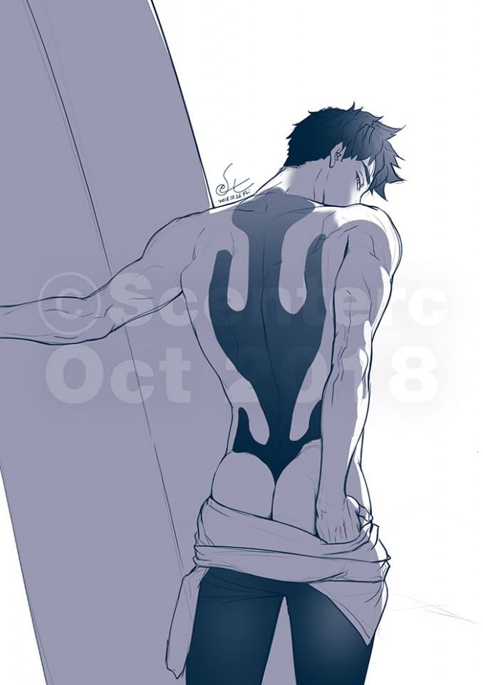 การ์ตูนหล่อ ถอดโชว์ ๗