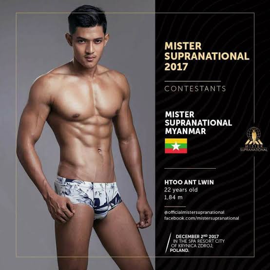 Htoo Ant Lwin Mister Supranational Myanmar 2017