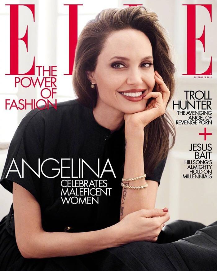 Angelina Jolie @ Elle US September 2019