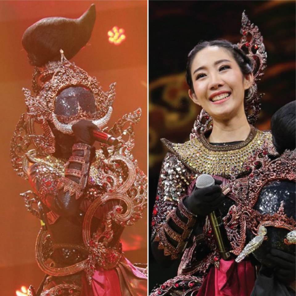 หน้ากากนางพันธุรัตน์ = แนน สาธิดา