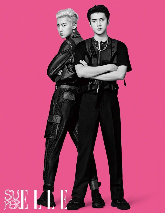 Sehun & Chanyeol @ SuperELLE China August 2019