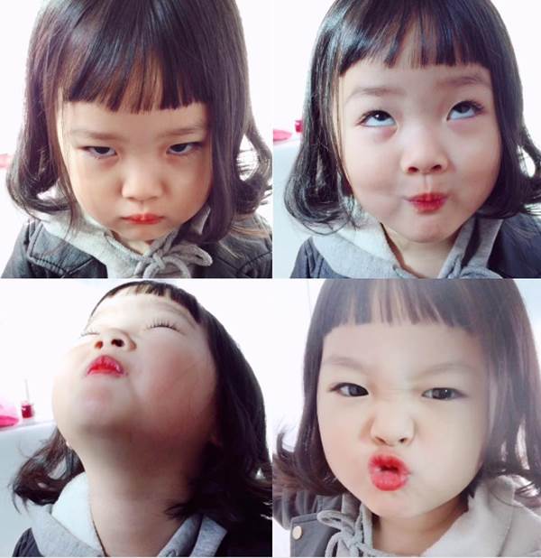 สาวน้อยหน้าทะเล้น ควอน ยูรี เน็ตไอดอลตัวน้อยเกาหลี
