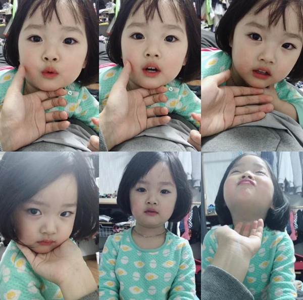 สาวน้อยหน้าทะเล้น ควอน ยูรี เน็ตไอดอลตัวน้อยเกาหลี