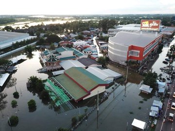 น้ำท่เมืองอุบลราชธานี 2562