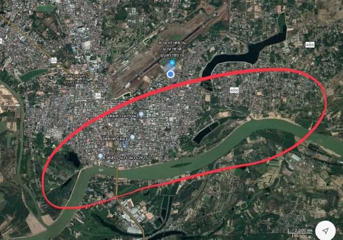 น้ำท่เมืองอุบลราชธานี 2562