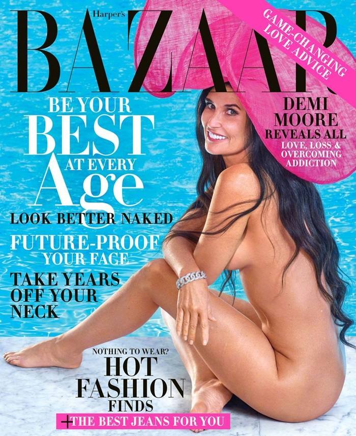 Demi Moore @ Harper's Bazaar US October 2019