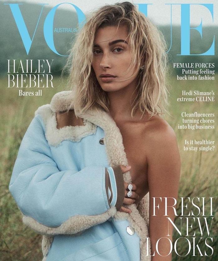 Hailey Bieber @ Vogue Australia October 2019