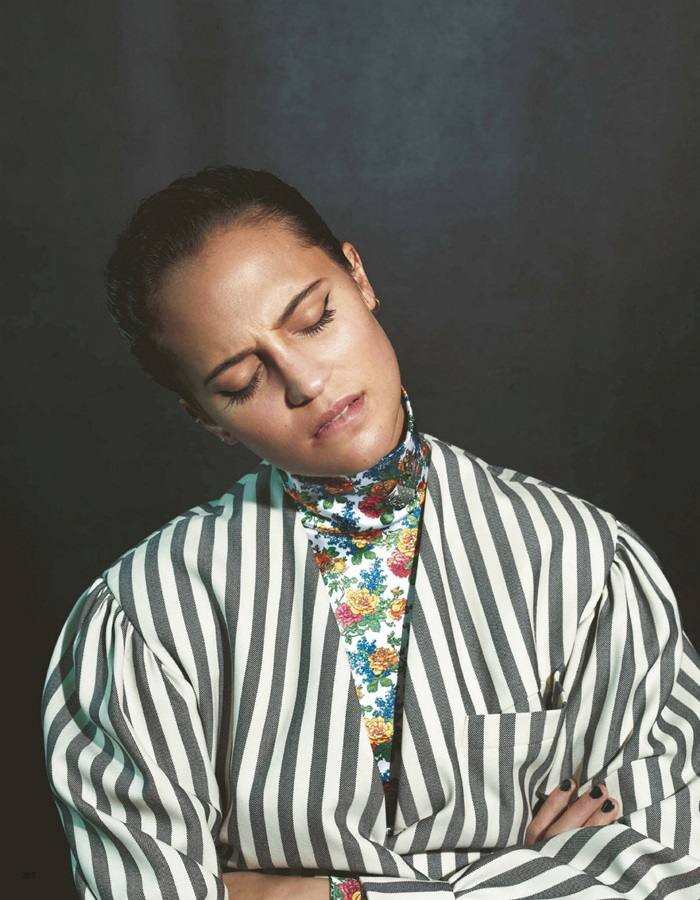 Alicia Vikander @ Vogue Japan October 2019