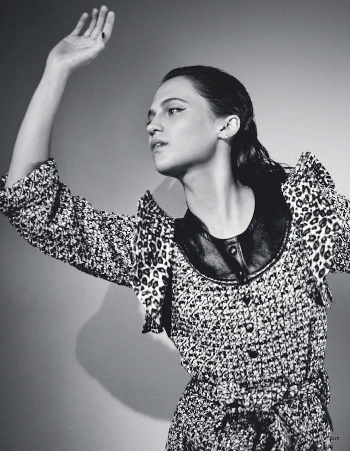 Alicia Vikander @ Vogue Japan October 2019