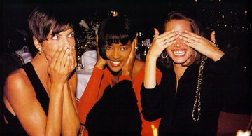 THE SUPERMODEL the trinity : Naomi campbell, Christy turlington & Linda evangelista