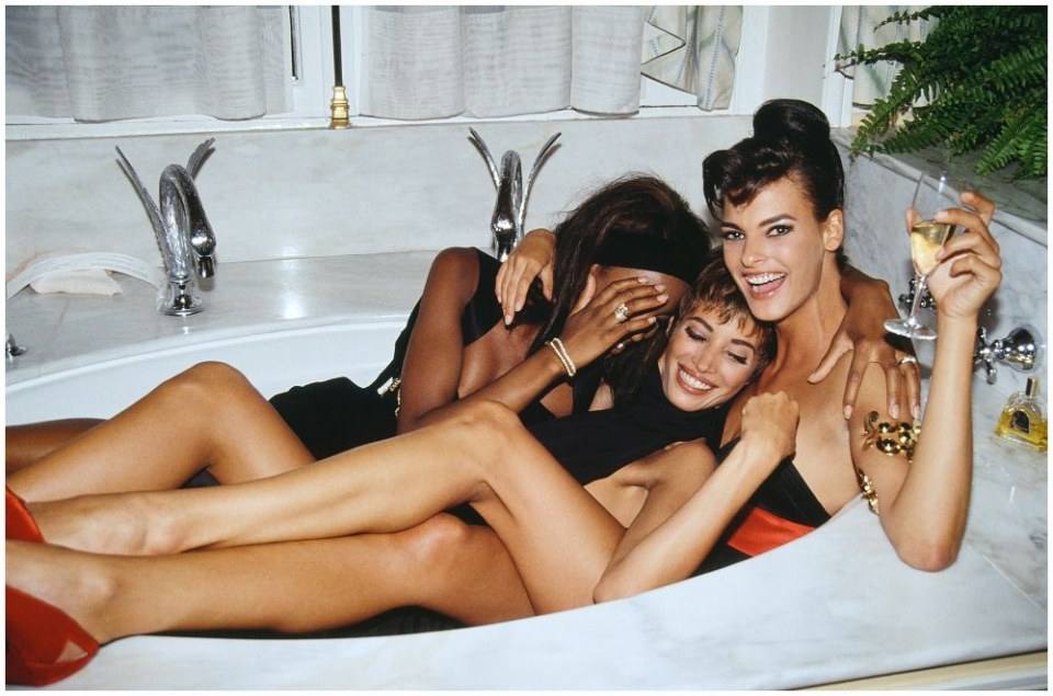 THE SUPERMODEL the trinity : Naomi campbell, Christy turlington & Linda evangelista