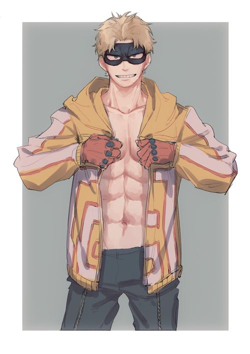 การ์ตูนหล่อ ถอดโชว์ ๘