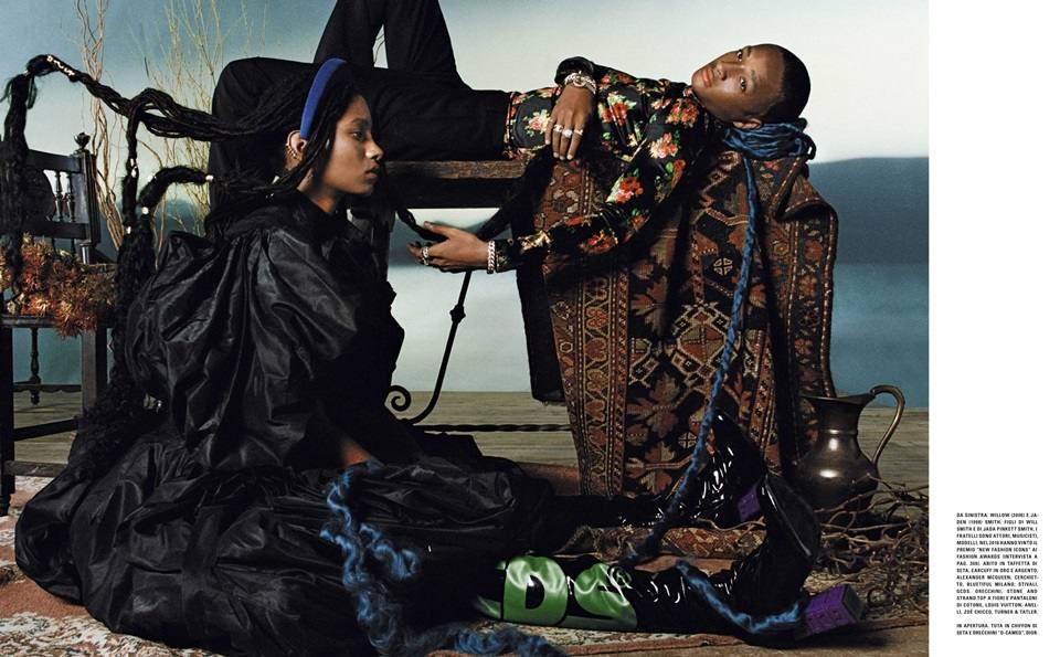Jaden & Willow Smith @ Vogue Italia October 2019