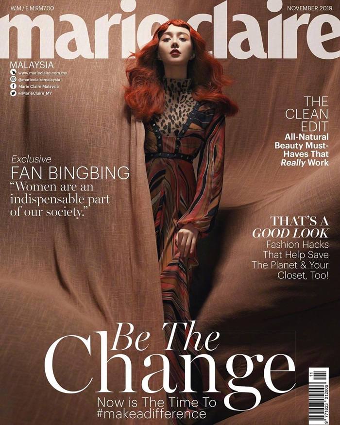 Fan Bingbing @ Marie Claire Malaysia November 2019