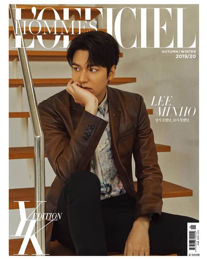 Lee Min Ho @ L'Officiel Hommes Korea YK Edition A/W 2019/20