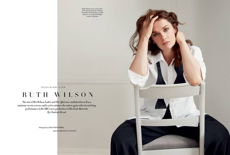 Ruth Wilson @ Harper's Bazaar UK December 2019