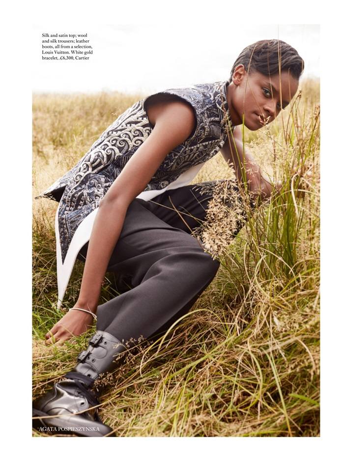 Letitia Wright @ Harper's Bazaar UK December 2019