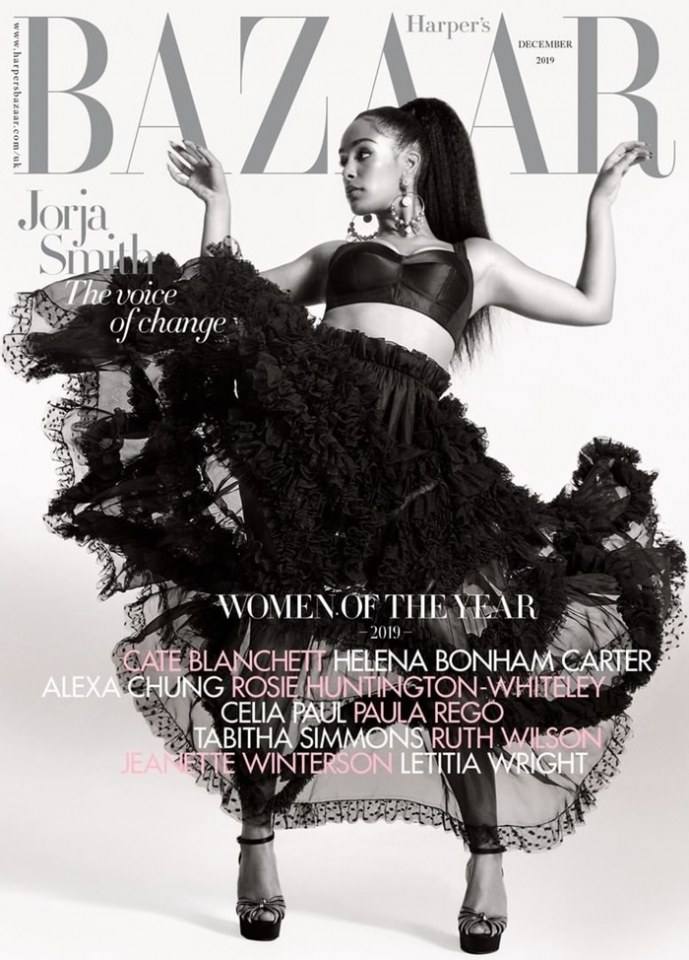 Jorja Smith @ Harper's Bazaar UK December 2019