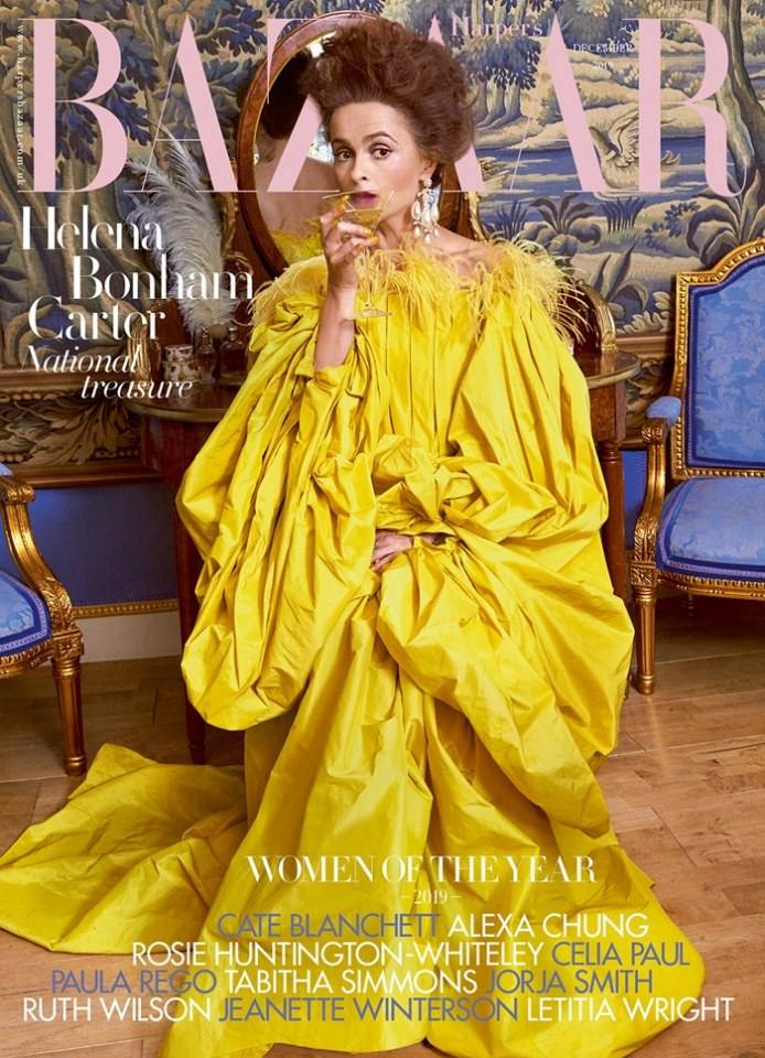 Helena Bonham Carter @ Harper's Bazaar UK December 2019