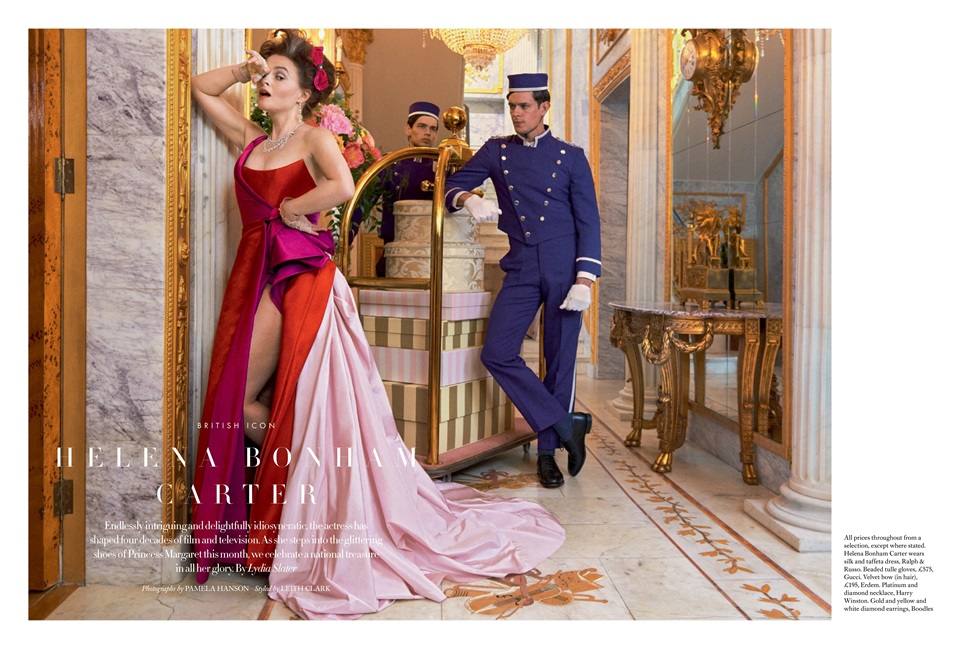 Helena Bonham Carter @ Harper's Bazaar UK December 2019