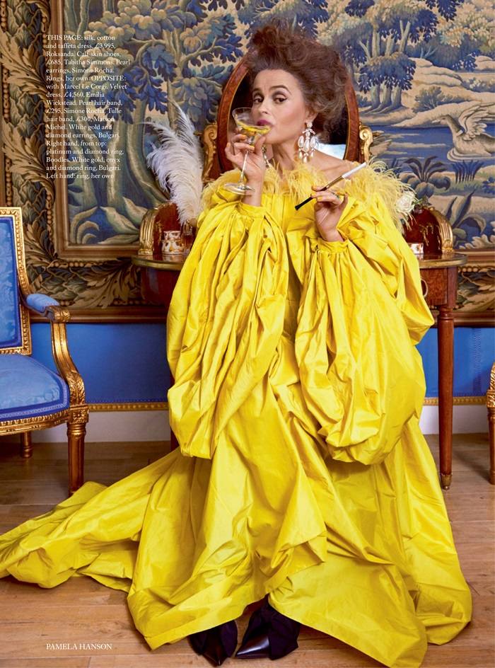 Helena Bonham Carter @ Harper's Bazaar UK December 2019