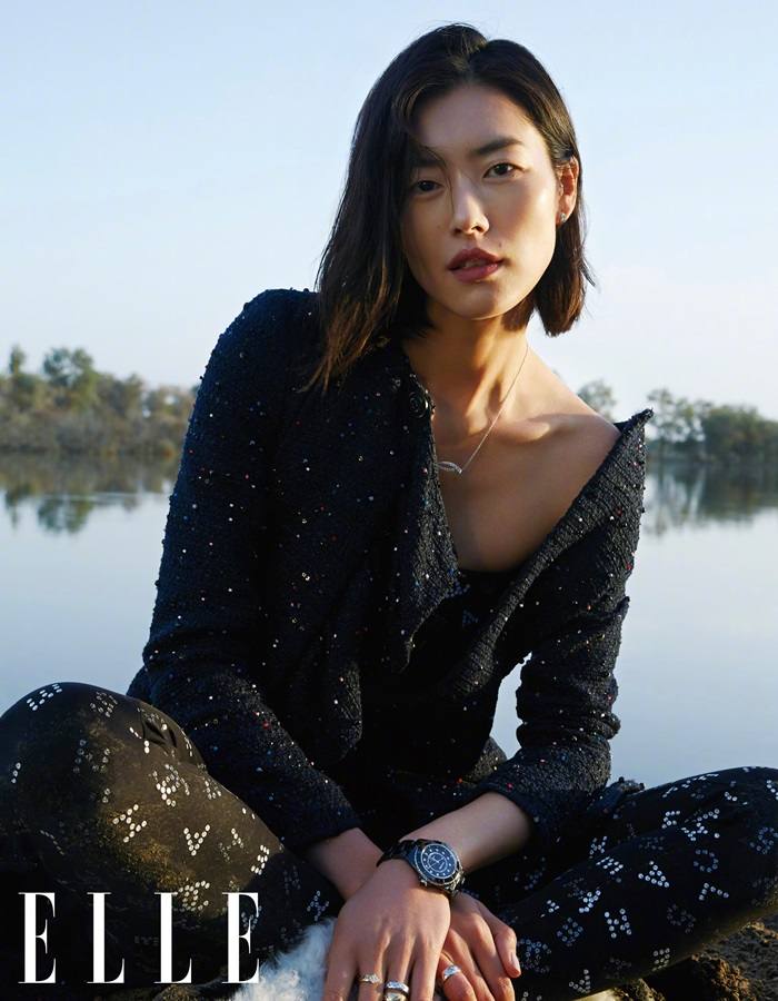 Liu Wen @ Elle China December 2019
