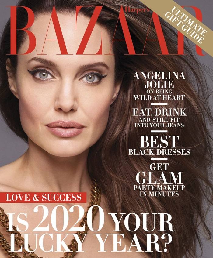 Angelina Jolie @ Harper&rsquo;s Bazaar US December 2019