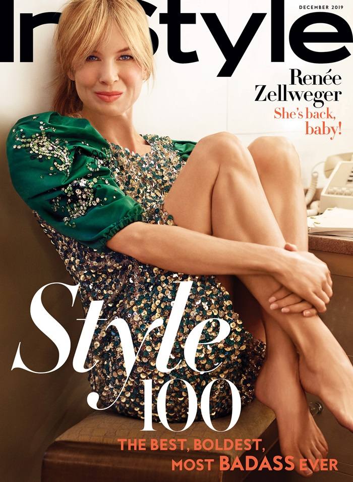 Ren&eacute;e Zellweger @ InStyle US December 2019