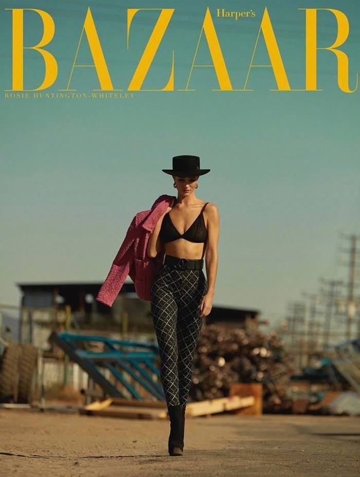Rosie Huntington Whiteley @ Harper's Bazaar Greece December 2019