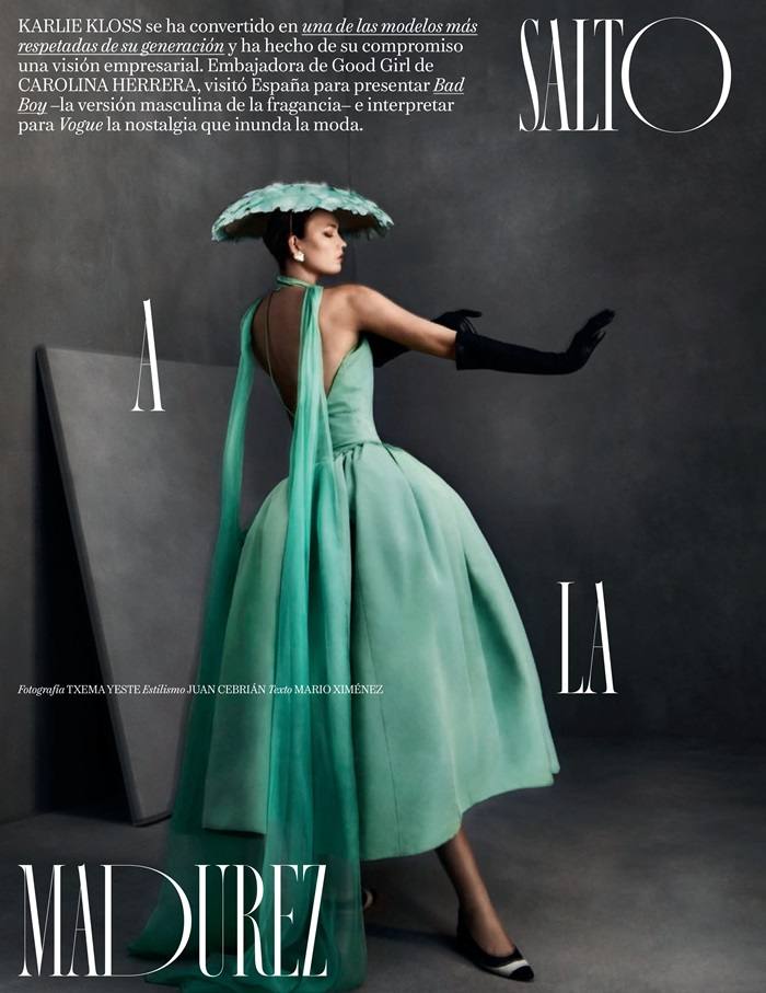 Karlie Kloss @ Vogue Espa&ntilde;a December 2019