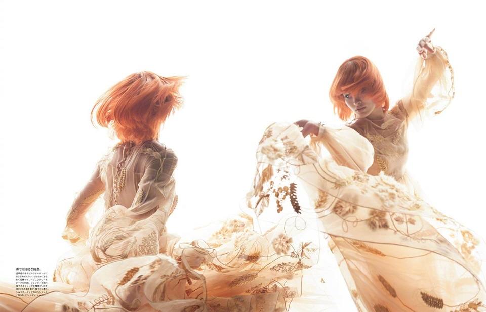 Grace Elizabeth & Anok Yai @ Vogue Japan January 2020