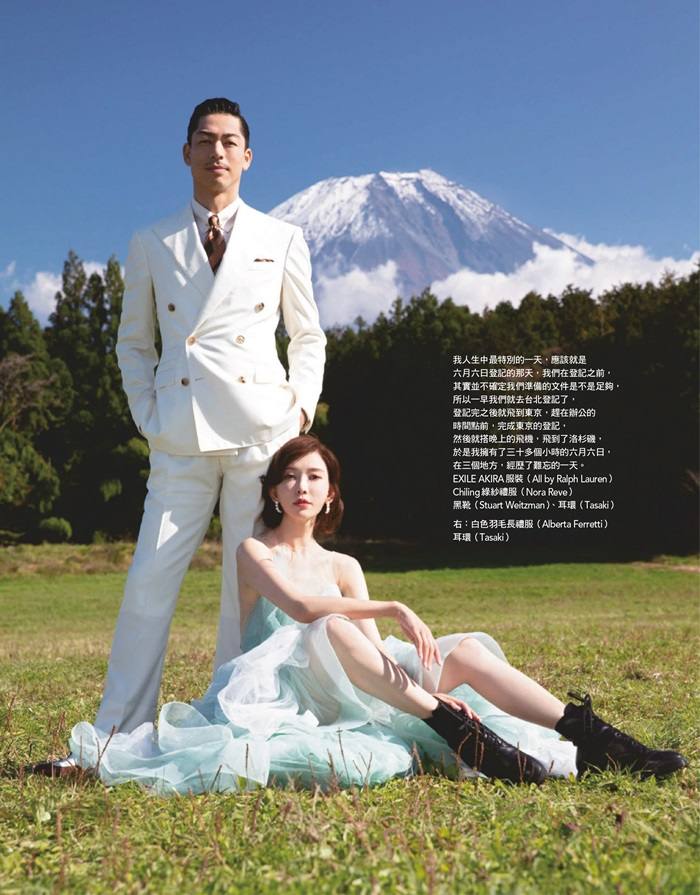 Lin Chi-ling & Akira @ Vogue Taiwan December 2019