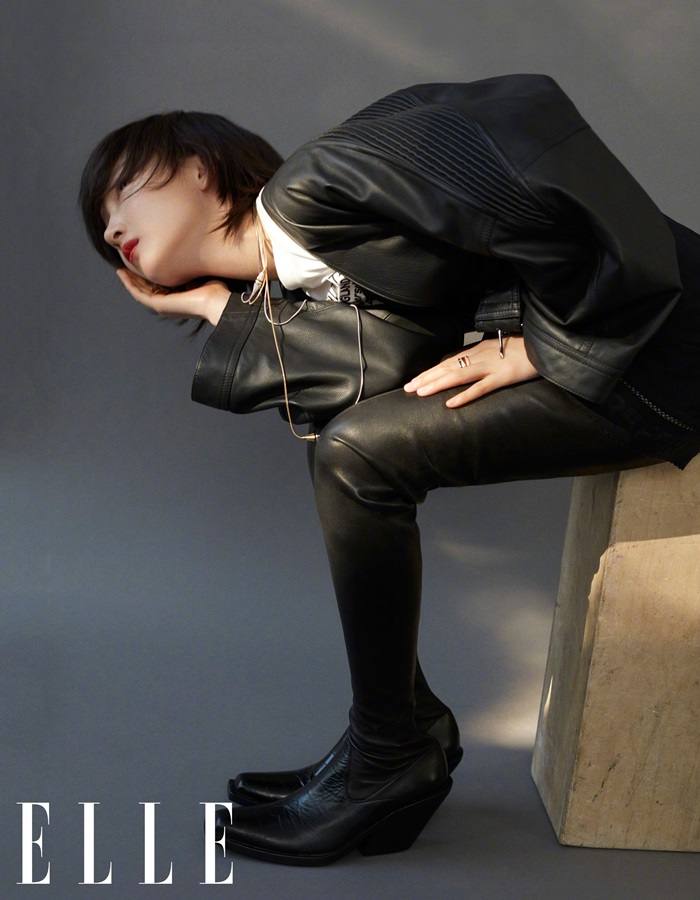 Zhou Dong Yu @ ELLE China January 2020