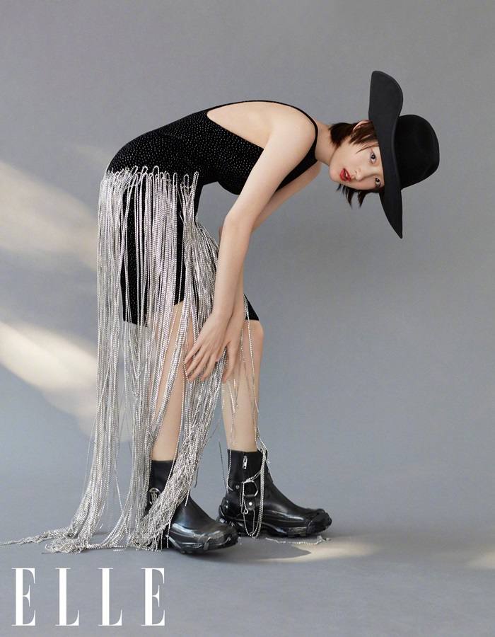 Zhou Dong Yu @ ELLE China January 2020