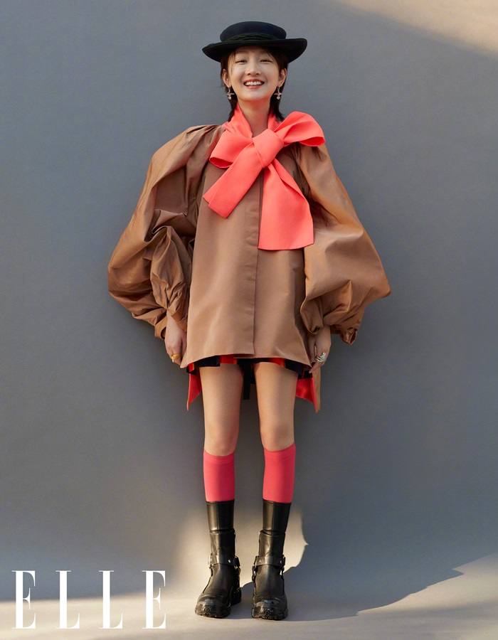Zhou Dong Yu @ ELLE China January 2020