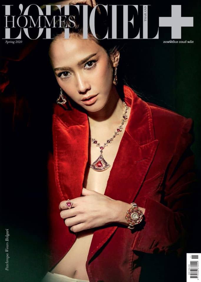 อั้ม-พัชราภา @ L'Officiel Hommes Thailand February 2020