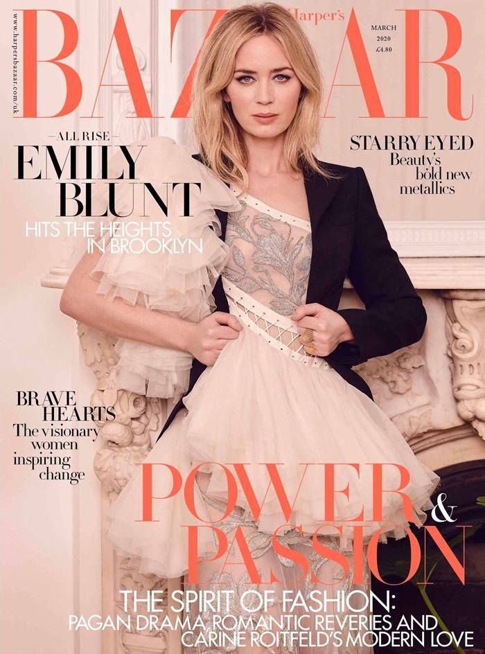 Emily Blunt @ Harper&rsquo;s Bazaar UK March 2020