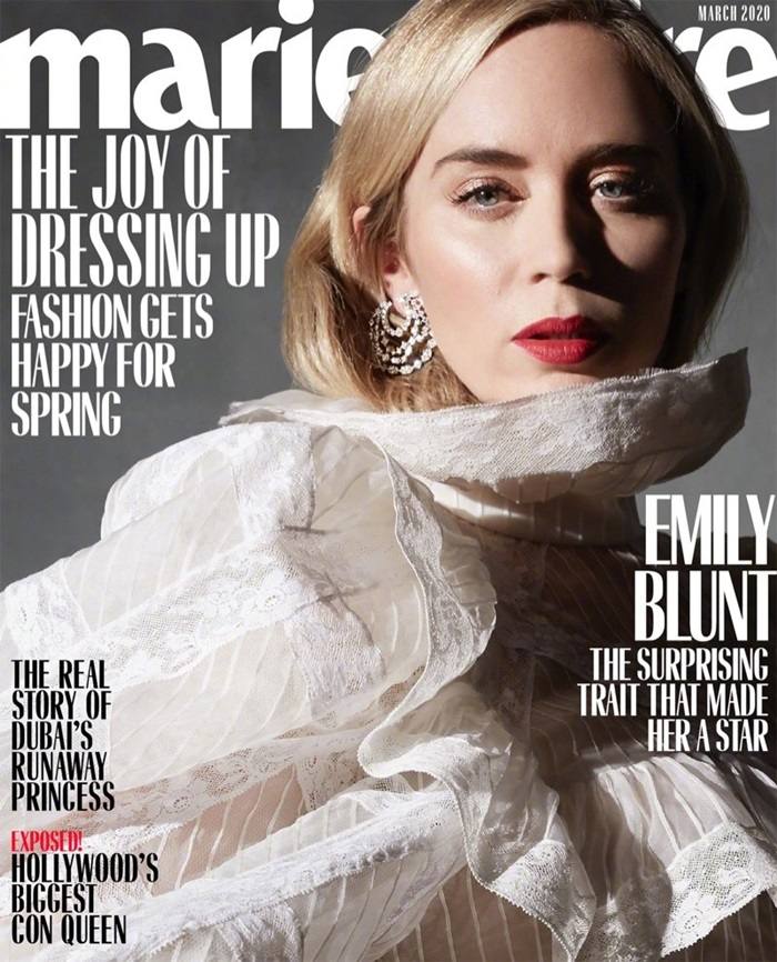 Emily Blunt @ Marie Claire US March 2020