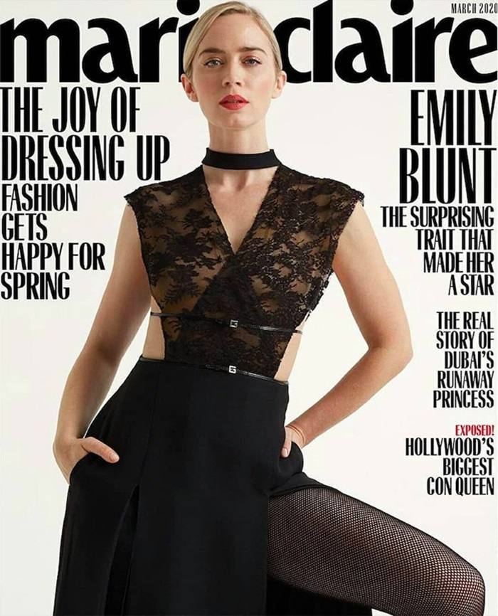 Emily Blunt @ Marie Claire US March 2020