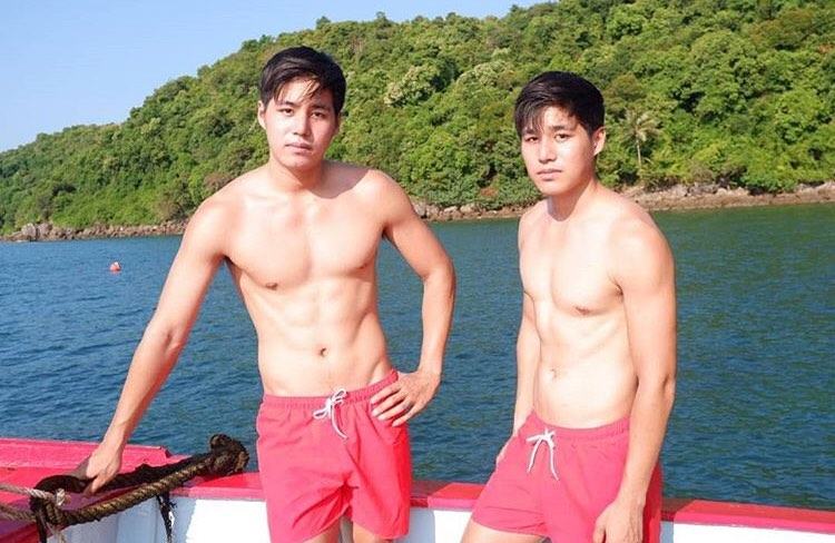 เปิดวาร์ป แฝดหนุ่มน้อย หุ่นแซ่บ @pongpunthetwin